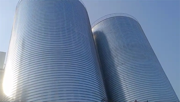 大连2座混凝土高架卷板仓